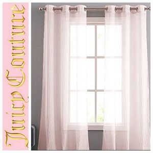 Juicy Couture Home Two Window Panels w/Grommets
